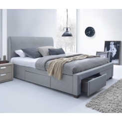 Кровать MODENA 180 HALMAR серый