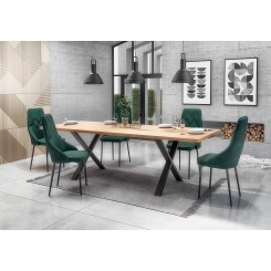 Стол обеденный APEX 160/90 HALMAR дуб