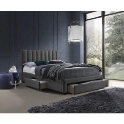 Кровать GRACE 160 HALMAR серый